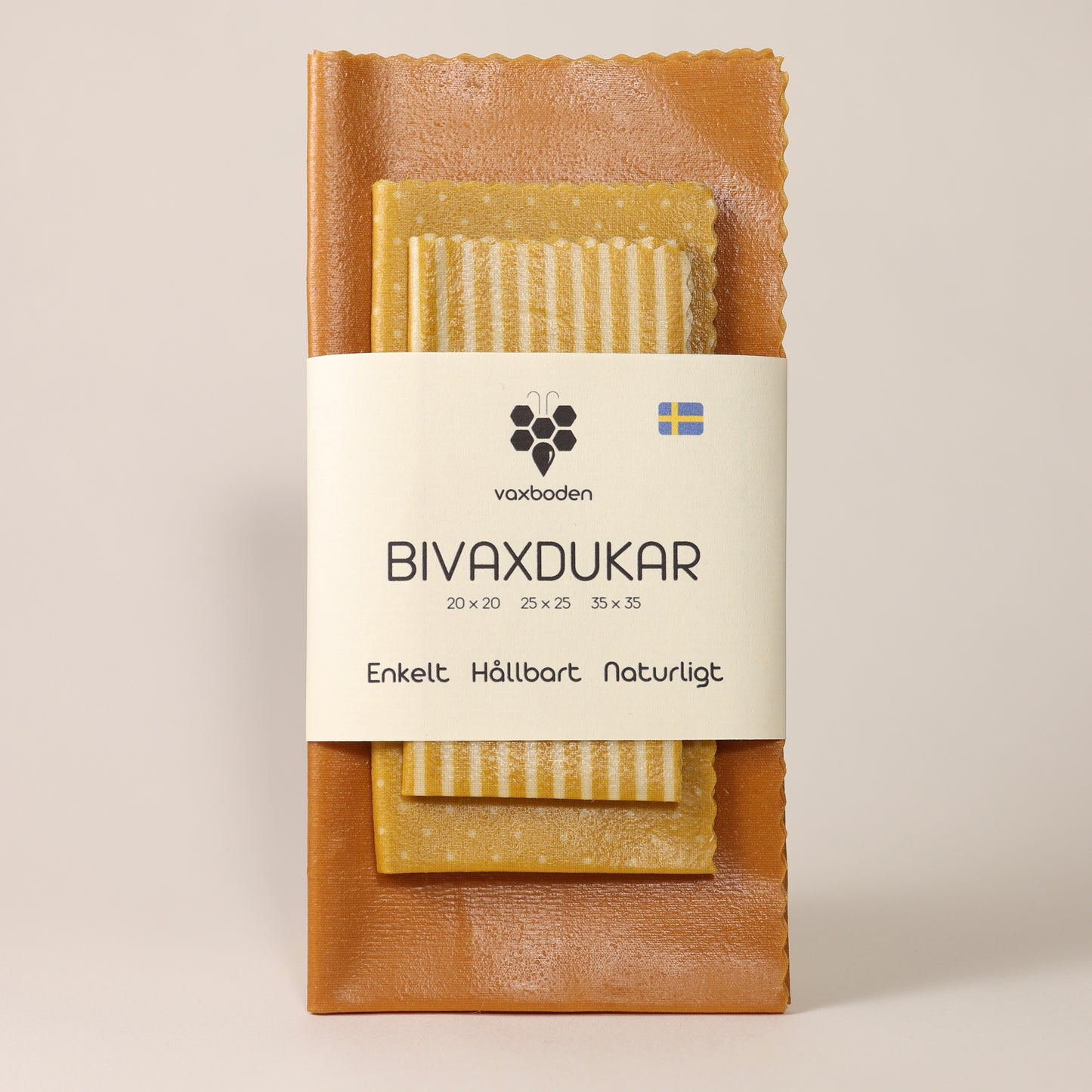 mix gul bivaxdukar köpa, framifrån