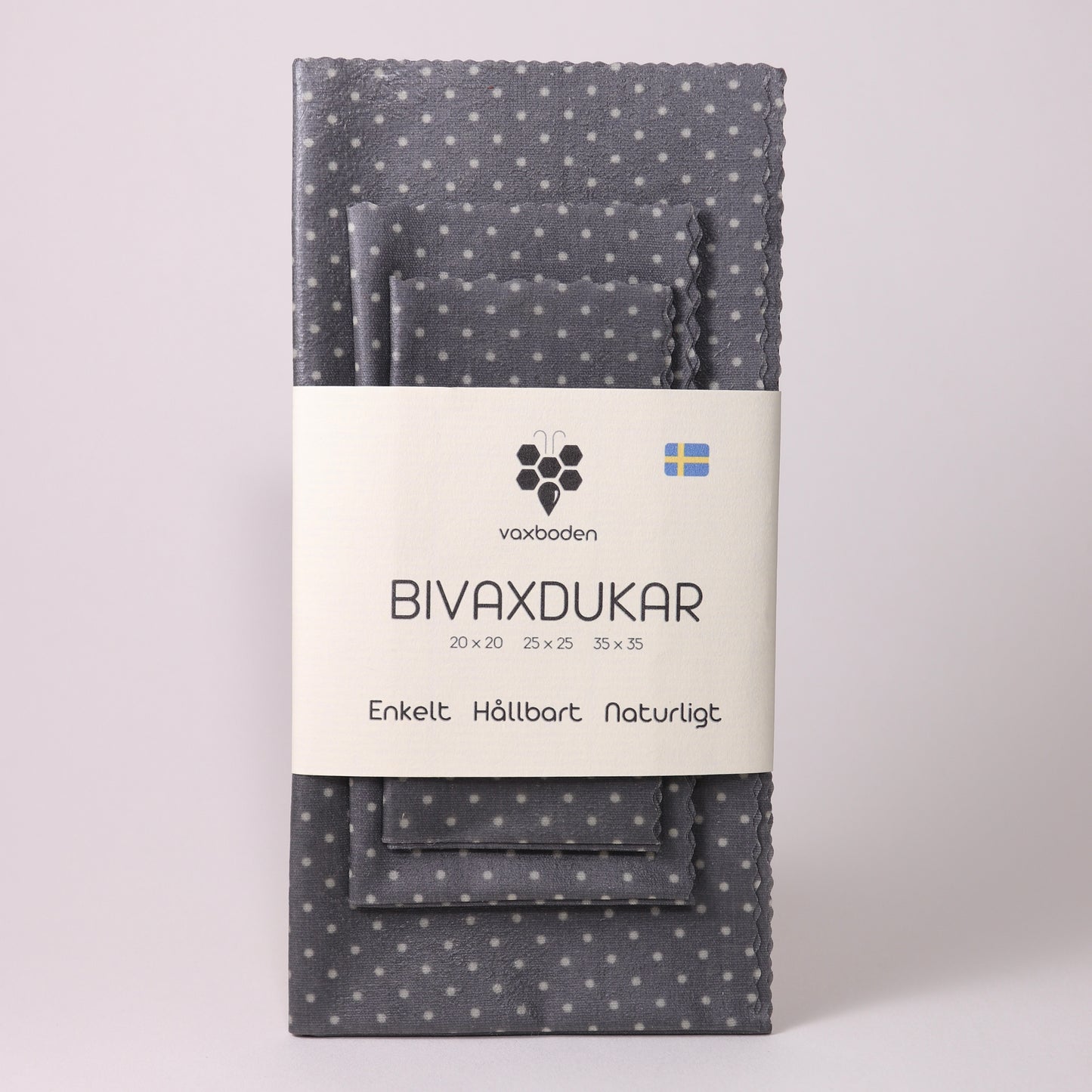 prickig grå bivaxdukar köpa, framifrån