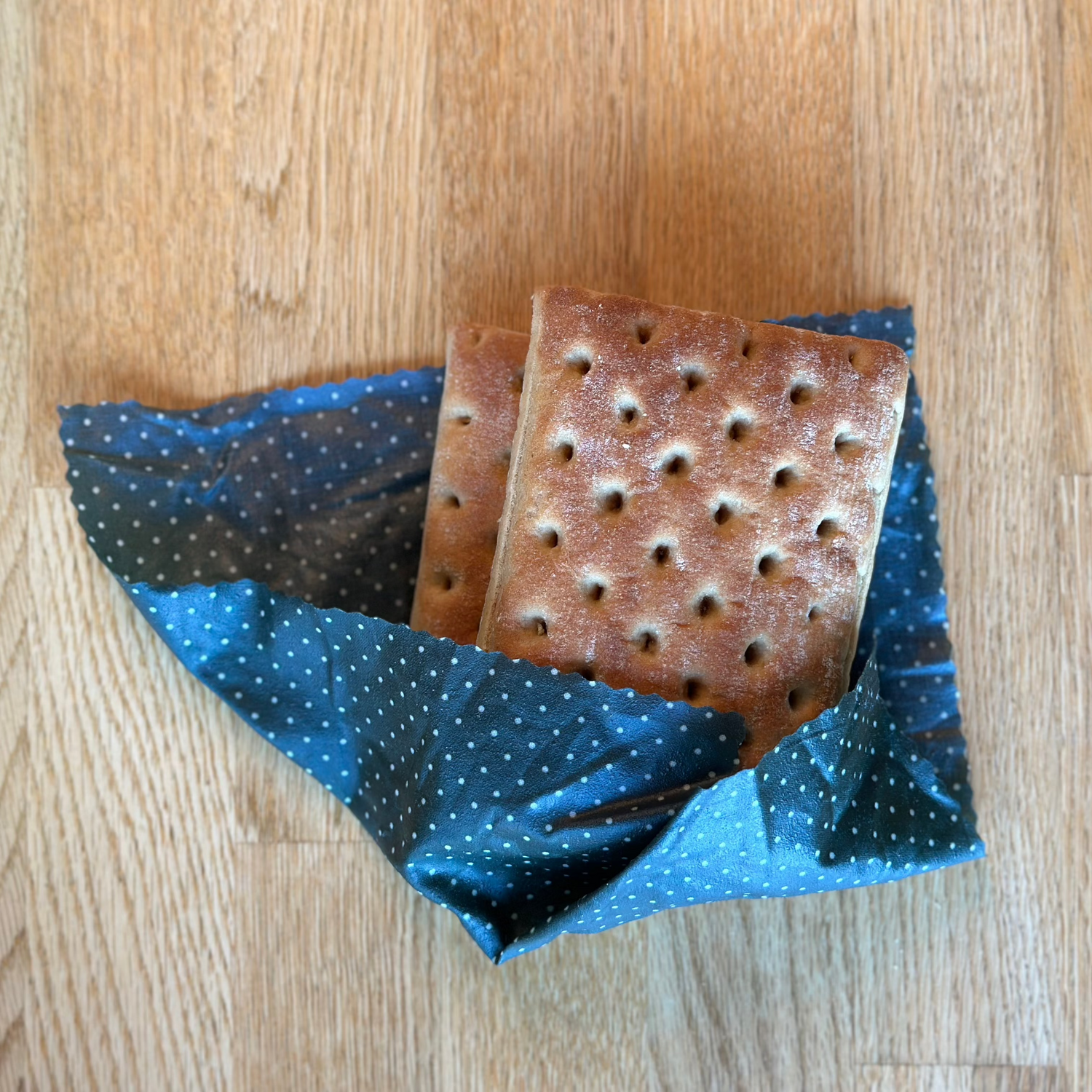 prickig bivaxduk användning, bröd